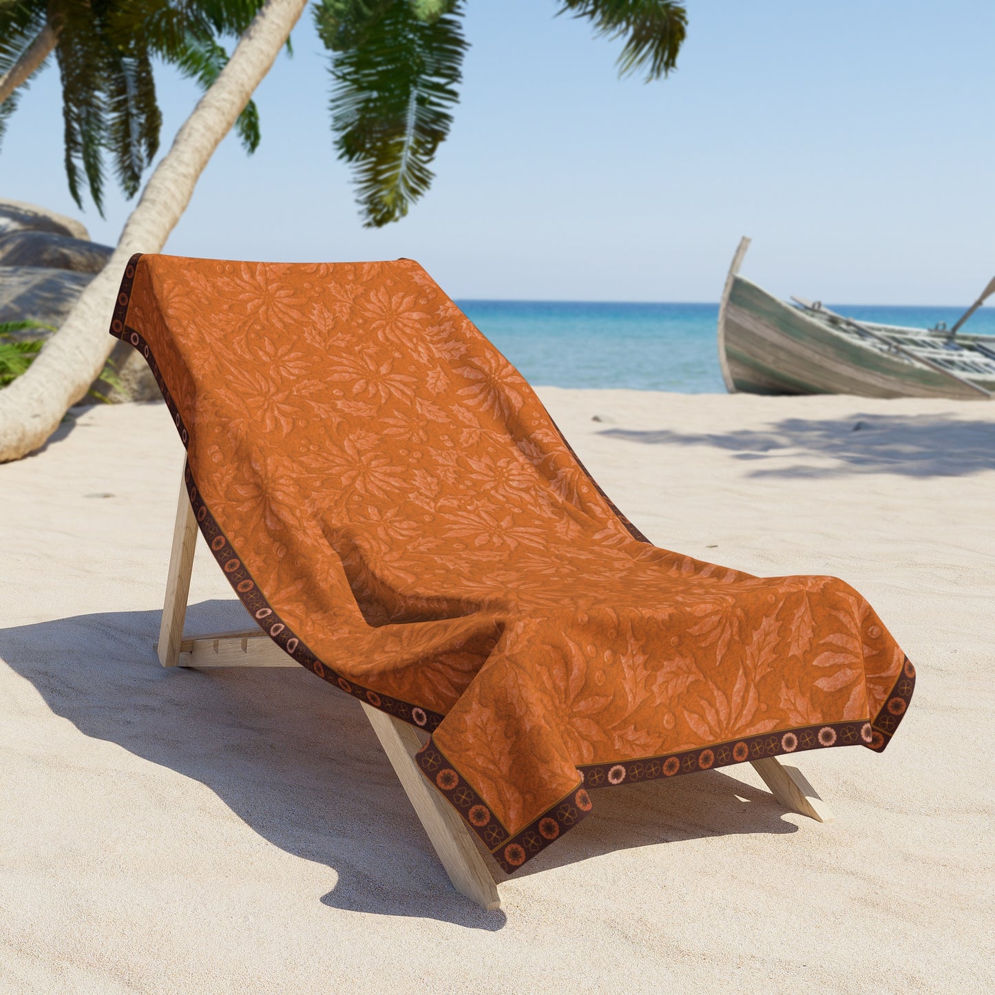 Beach Towel “Golden Ember”