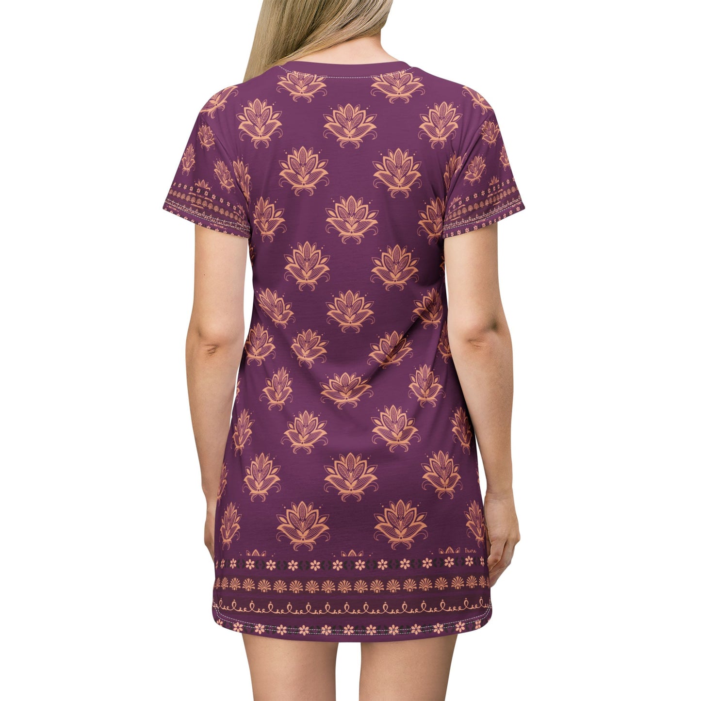 Tunic Dress “Amethyst Bloom”