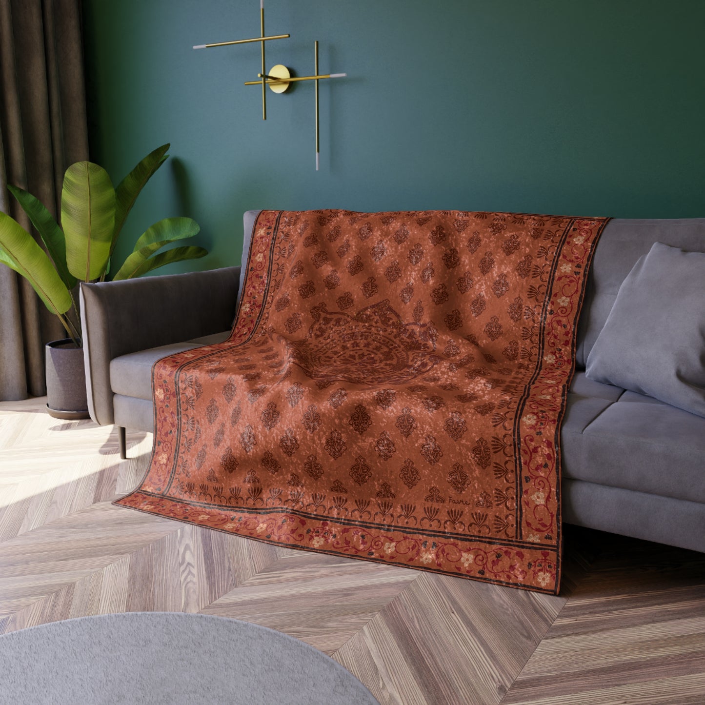 Crushed Velvet Blanket “The Maharaja Velvet”