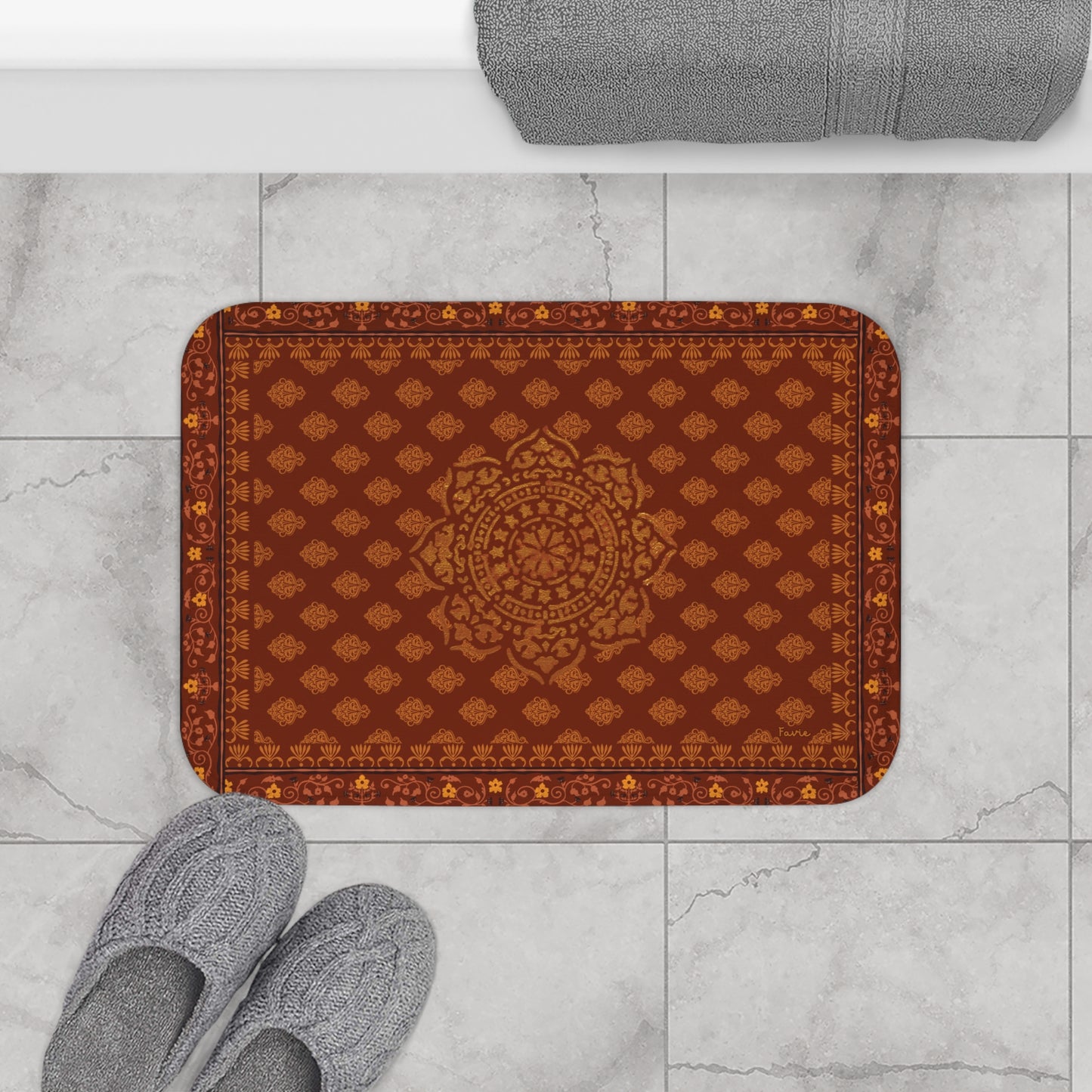 Luxury Bath Mat “Ritual Grounding”
