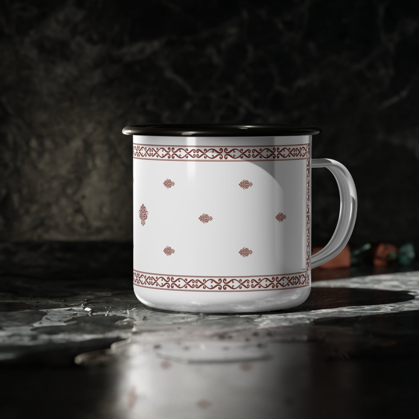 Enamel Mug “Russet Whisper”