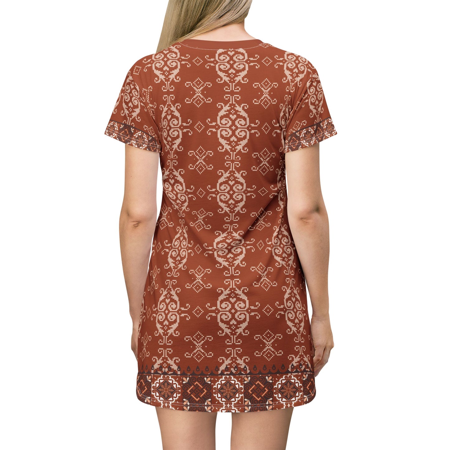 T-Shirt Dress “Terracotta Nomad”