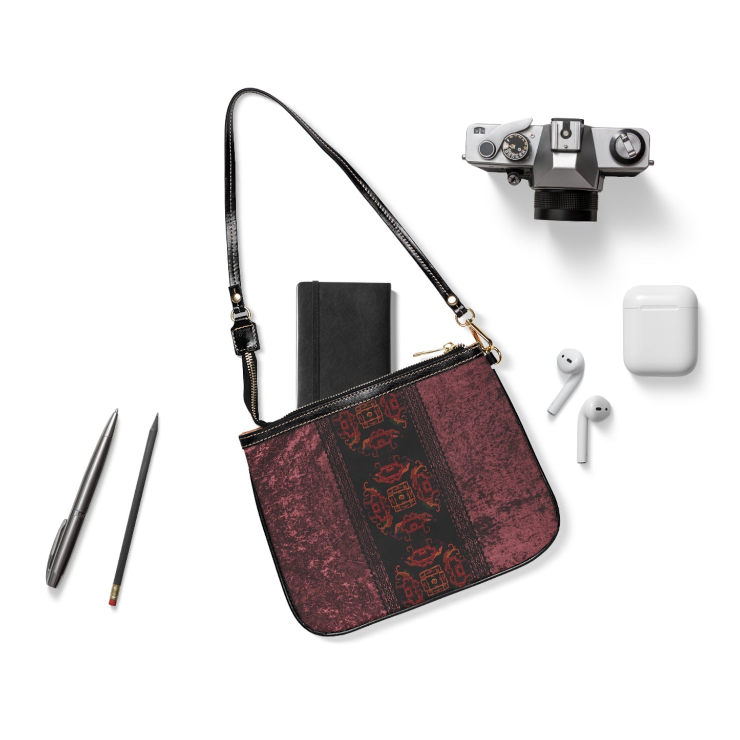 Shoulder Bag “Jodhaa Daily” - Mulberry Noir