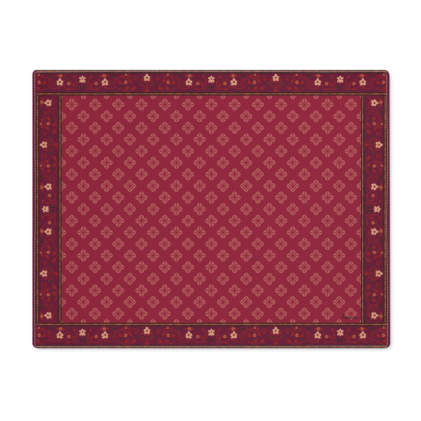 Placemat “Sundar Rituals” - Madras Wine by FAVIE