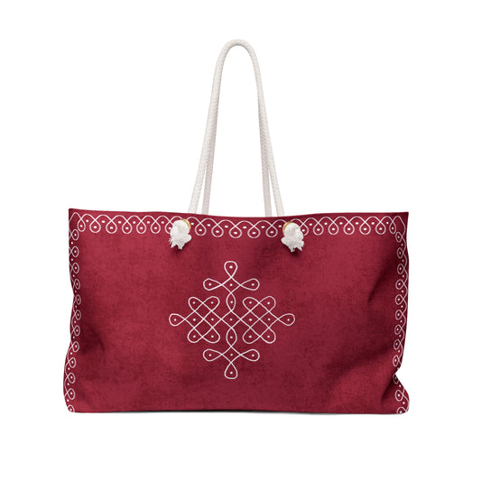 Weekender Bag “Saathi” – Ruby Kolam