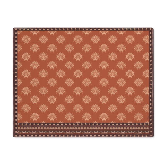 Placemat “Sundar Rituals” - Lotus Rust by FAVIE