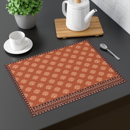 Placemat “Sundar Rituals” - Lotus Rust by FAVIE