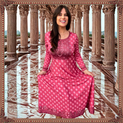 Kurta Dress” “Rani Rouge”